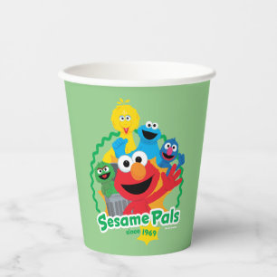 Sesame Street   Sesame Pals Since 1969 Paper Cups