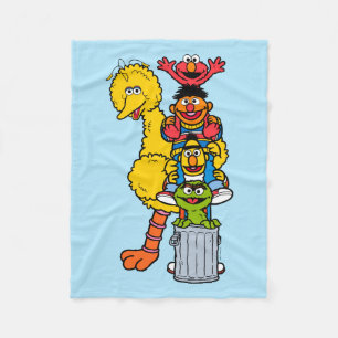 Sesame Street   Sesame Street Pals Pose Fleece Blanket
