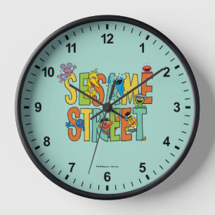 Sesame Street Sesame Street Type Pals Clock