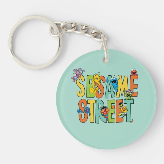 Sesame Street | Sesame Street Type Pals Key Ring (Front)