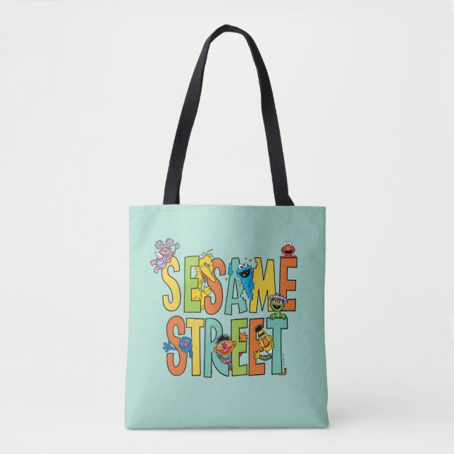 Sesame Street | Sesame Street Type Pals Tote Bag (Front)