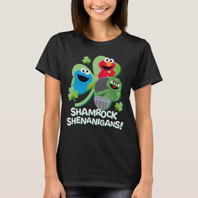 Sesame Street | Shamrock Shenanigans! T-Shirt (Front)