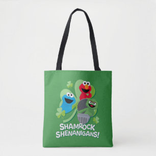 Sesame Street   Shamrock Shenanigans! Tote Bag