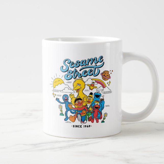 Sesame Street | Since 1969 Large Coffee Mug (Right)
