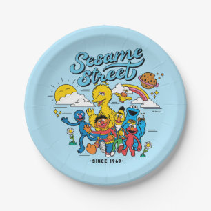 Sesame Street   Since 1969 Paper Plate
