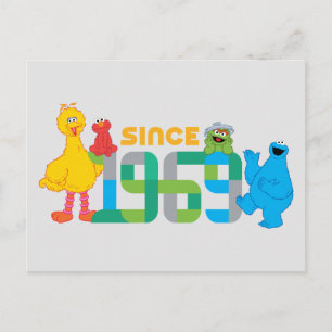 Sesame Street Since 1969 Postcard