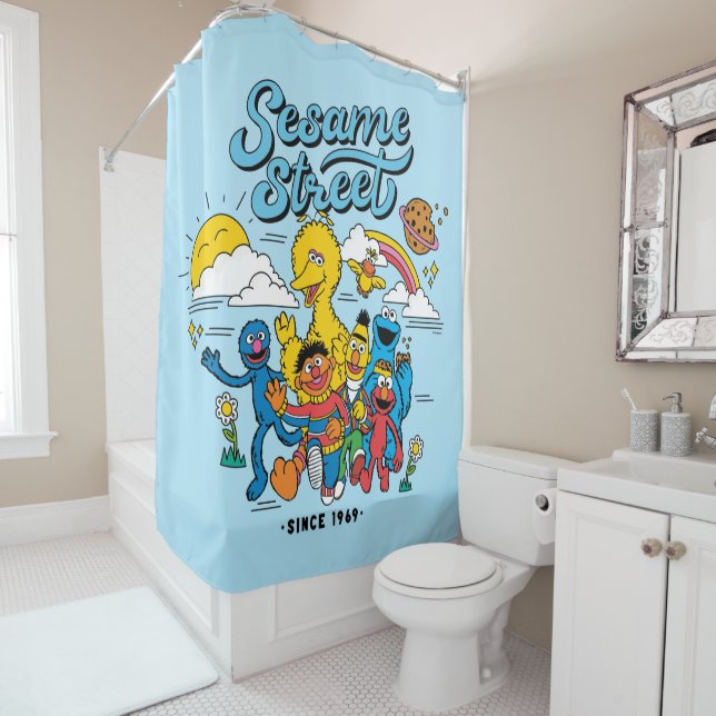 Sesame Street | Since 1969 Shower Curtain (In Situ)