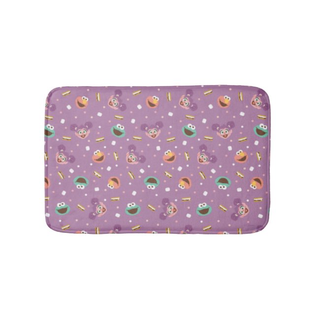 Sesame Street | S'mores Pattern Bath Mat (Front)