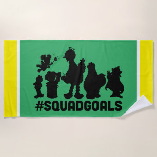 Sesame Street - #SquadGoals Beach Towel
