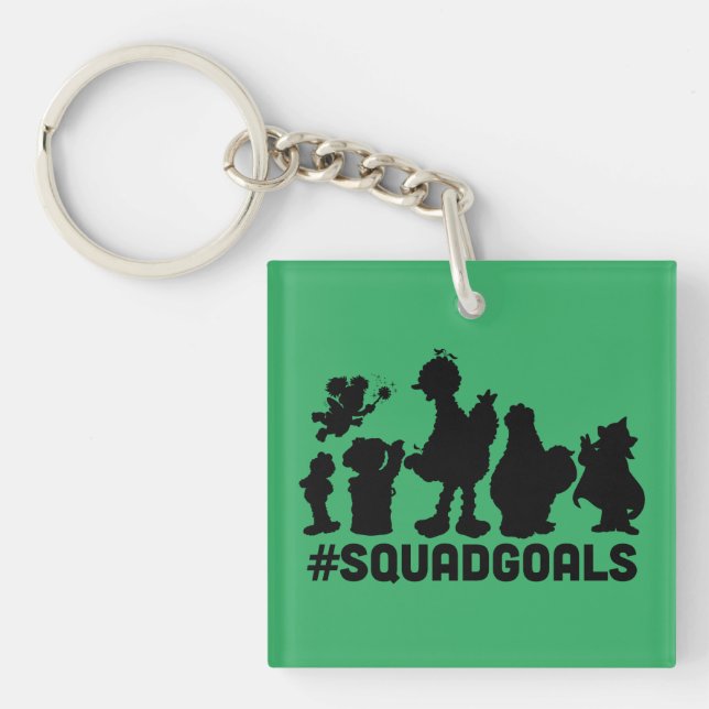 Sesame Street - #SquadGoals Key Ring (Front)