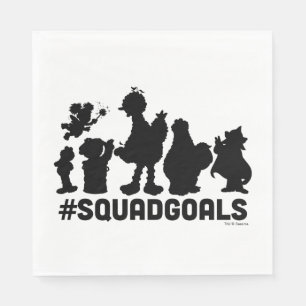 Sesame Street - #SquadGoals Napkin