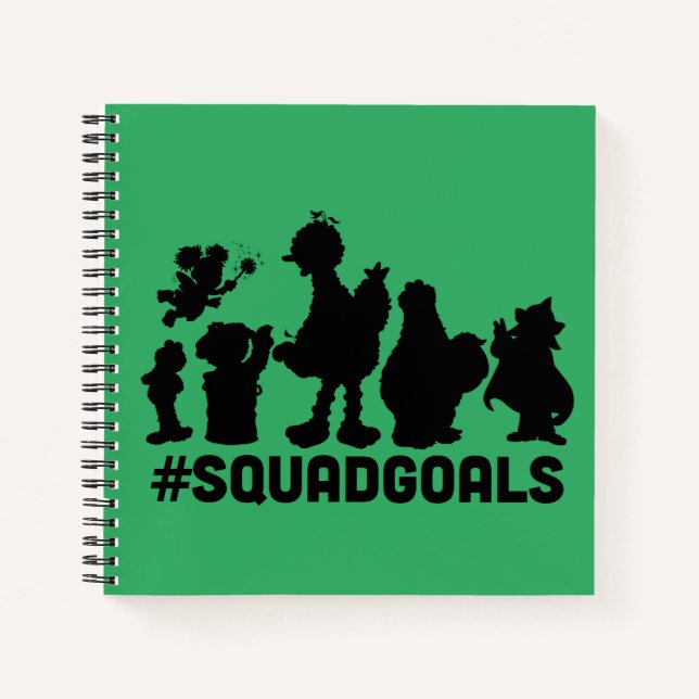 Sesame Street - #SquadGoals Notebook (Front)