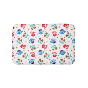 Sesame Street   Tango, Elmo, & Grover Pattern Bath Mat