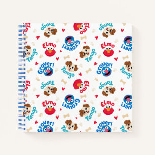 Sesame Street Tango, Elmo, & Grover Pattern Notebook