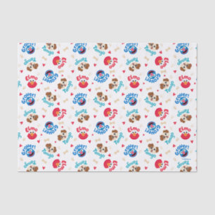 Sesame Street Tango, Elmo, & Grover Pattern Tissue Paper