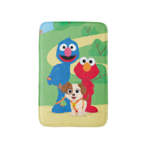 Sesame Street   Tango With Grover & Elmo Bath Mat