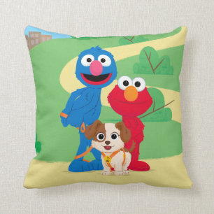 Sesame Street Tango With Grover & Elmo Cushion