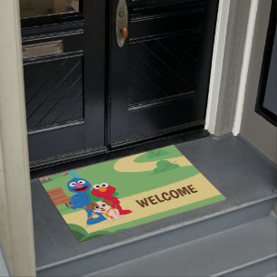 Sesame Street Tango With Grover & Elmo Doormat