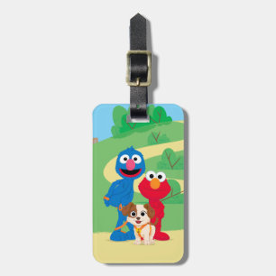 Sesame Street   Tango With Grover & Elmo Luggage Tag