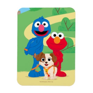 Sesame Street Tango With Grover & Elmo Magnet