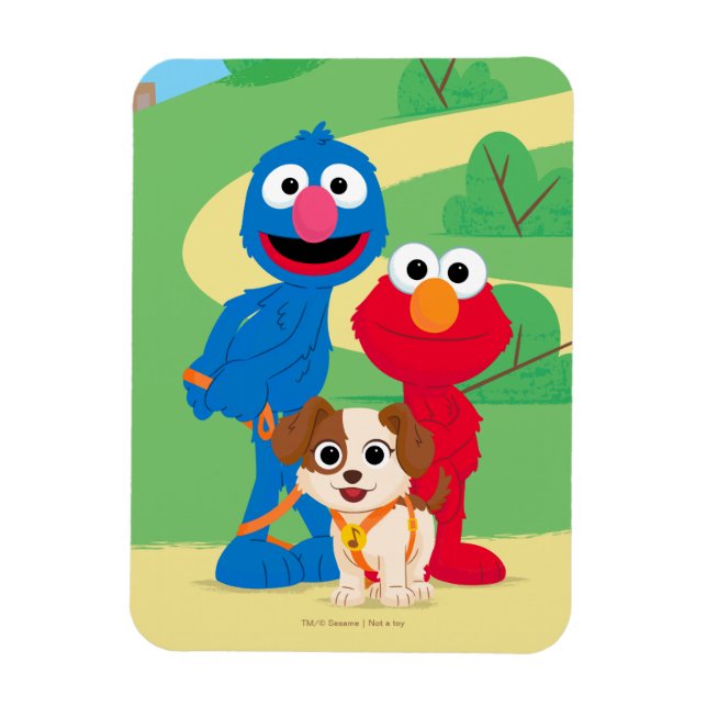 Sesame Street | Tango With Grover & Elmo Magnet (Vertical)