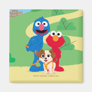 Sesame Street Tango With Grover & Elmo Magnet