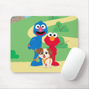 Sesame Street   Tango With Grover & Elmo Mouse Mat