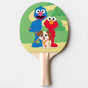 Sesame Street Tango With Grover & Elmo Ping Pong Paddle