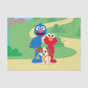 Sesame Street Tango With Grover & Elmo Tissue Paper