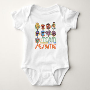 Sesame Street Team Sesame Since 1969 Baby Bodysuit