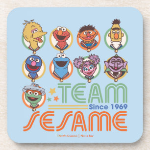 Sesame Street   Team Sesame Since 1969 Coaster