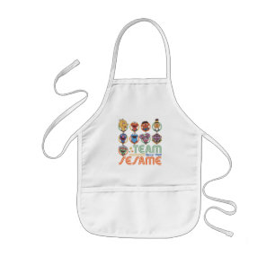 Sesame Street Team Sesame Since 1969 Kids Apron