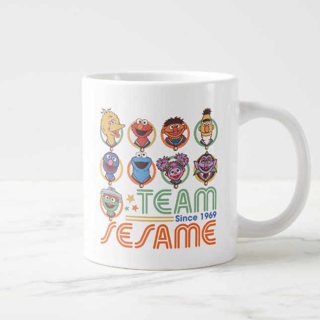 Sesame Street | Team Sesame Since 1969 Large Coffee Mug (Right)