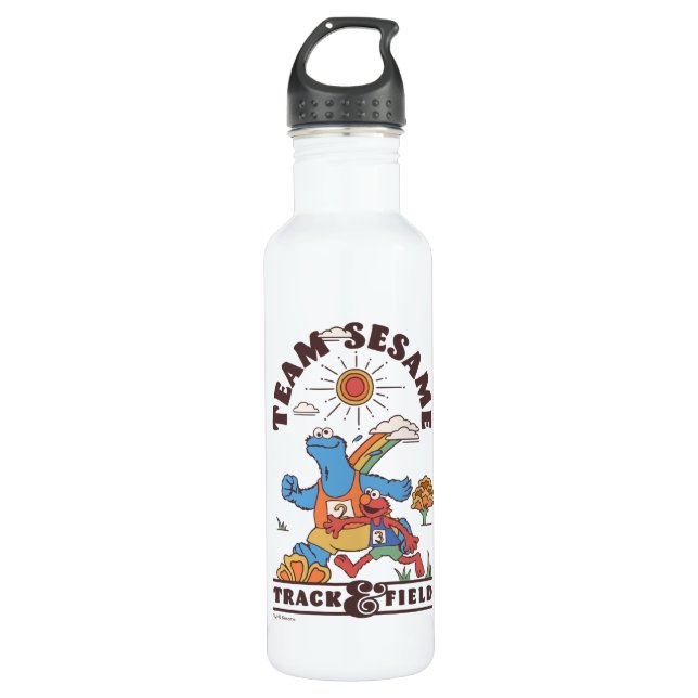 Sesame Street | Team Sesame Track & Field 710 Ml Water Bottle (Front)