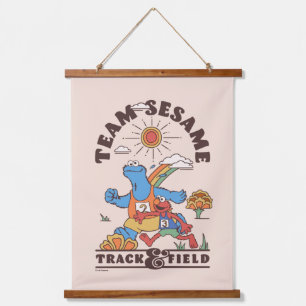 Sesame Street Team Sesame Track & Field Hanging Tapestry