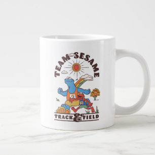 Sesame Street Team Sesame Track & Field Large Coffee Mug