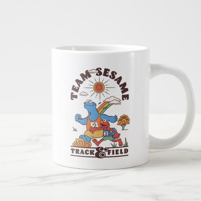 Sesame Street | Team Sesame Track & Field Large Coffee Mug (Right)