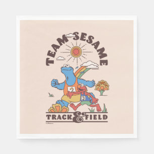 Sesame Street   Team Sesame Track & Field Napkin