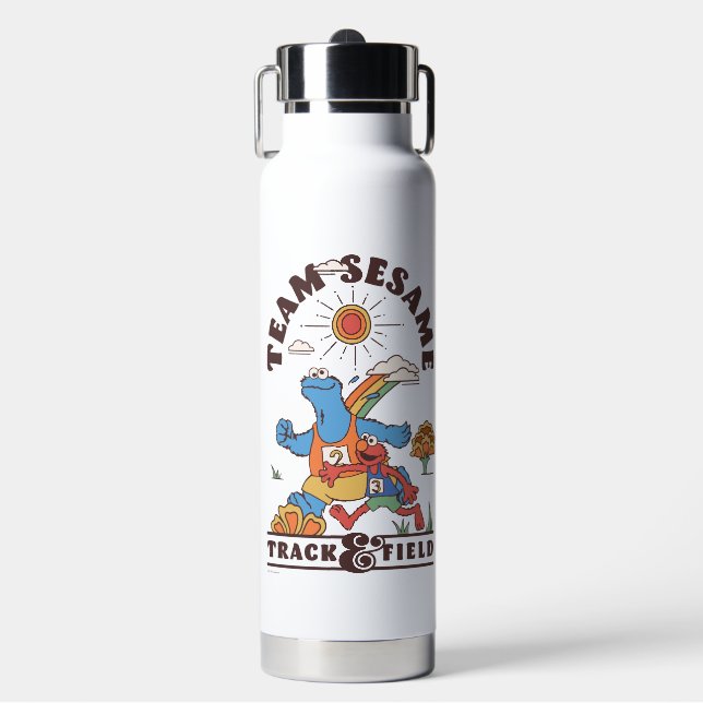 Sesame Street | Team Sesame Track & Field Water Bottle (Front)