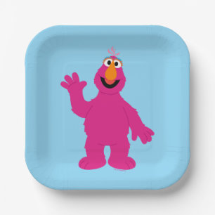 Sesame Street Telly Monster Paper Plate