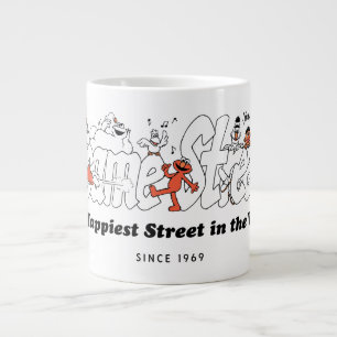 Sesame Street The Happiest Street in the World Large Coffee Mug