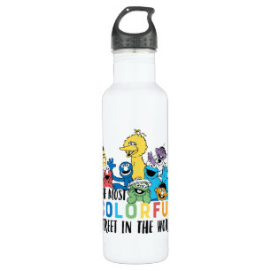 Sesame Street The Most Colourful Street 710 Ml Water Bottle