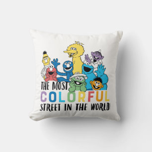 Sesame Street   The Most Colourful Street Cushion