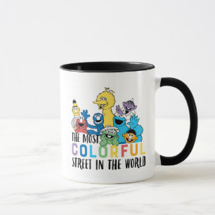 Sesame Street The Most Colourful Street Mug