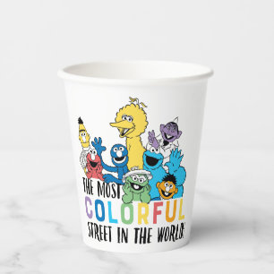 Sesame Street   The Most Colourful Street Paper Cups