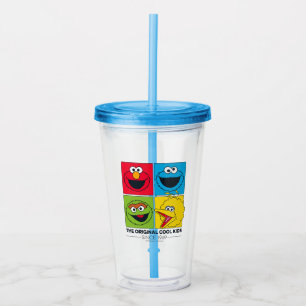 Sesame Street The Original Cool Kids Acrylic Tumbler