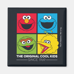 Sesame Street The Original Cool Kids Magnet