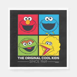 Sesame Street   The Original Cool Kids Napkin
