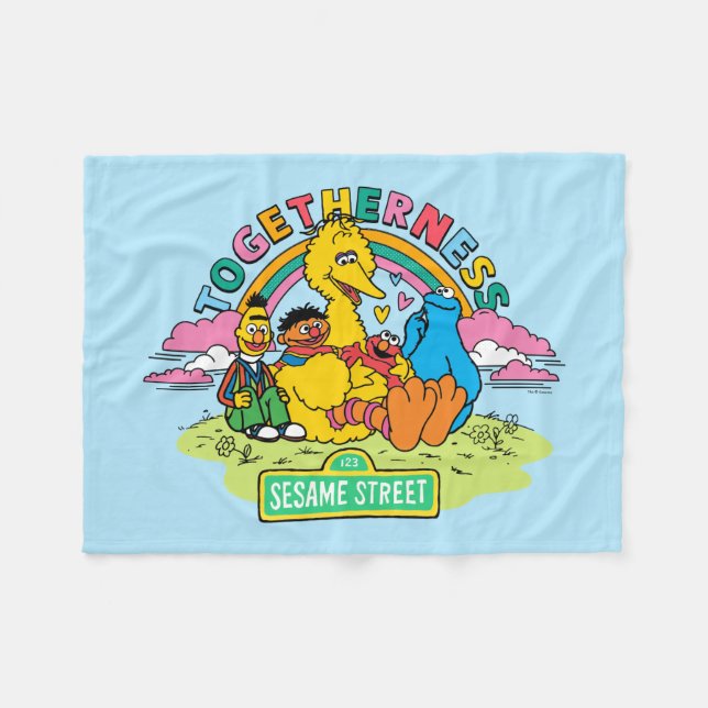 Sesame Street | Togetherness Fleece Blanket (Front (Horizontal))