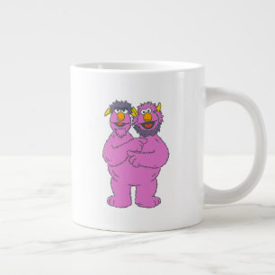 Sesame Street Two-Headed Monster Large Coffee Mug